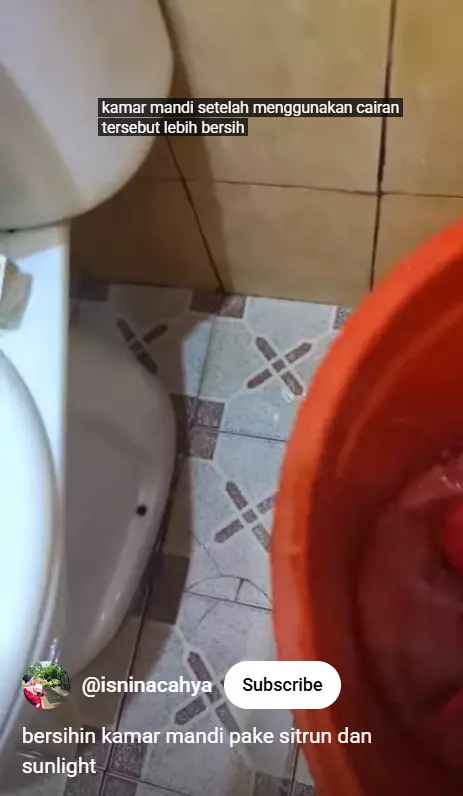 Trik bersihkan kerak di lantai kamar mandi tanpa pembersih khusus, sekarang coba pakai 2 bahan dapur berbagai sumber