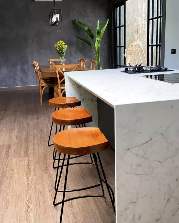 potret dapur Donna Agnesia kini modern © berbagai sumber