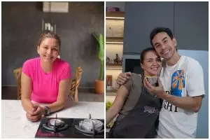 Rombak area masak sesuai impian, 9 potret dapur Donna Agnesia kini modern, punya 2 kompor khusus