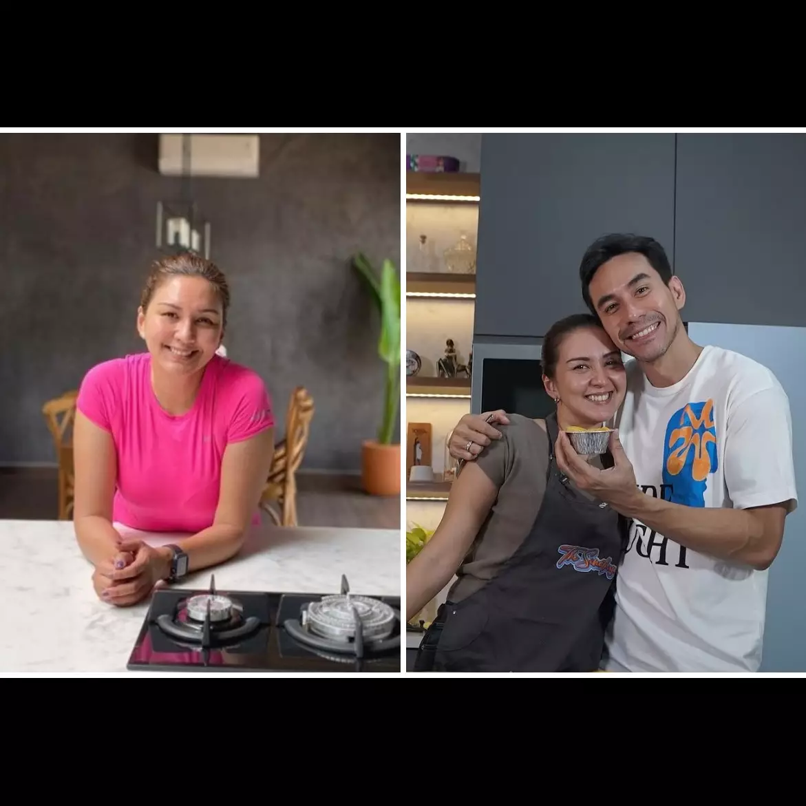 Rombak area masak sesuai impian, 9 potret dapur Donna Agnesia kini modern, punya 2 kompor khusus