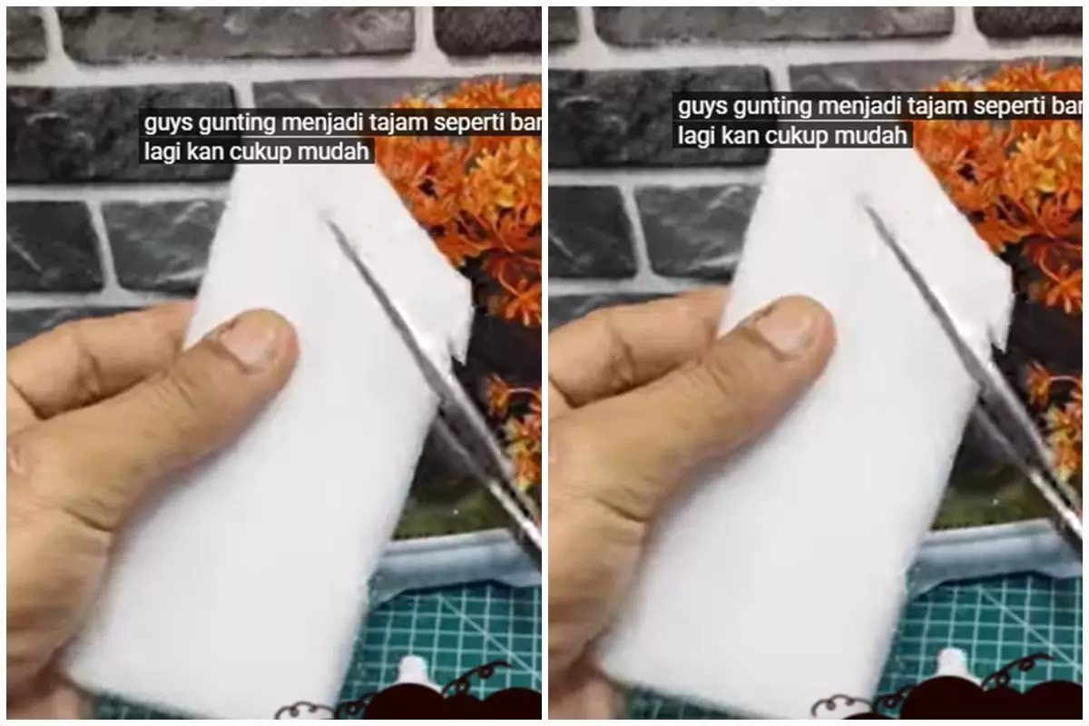 Trik agar gunting tumpul jadi tajam lagi sekarang tanpa digosok batu, cuma pakai 2 bahan sederhana