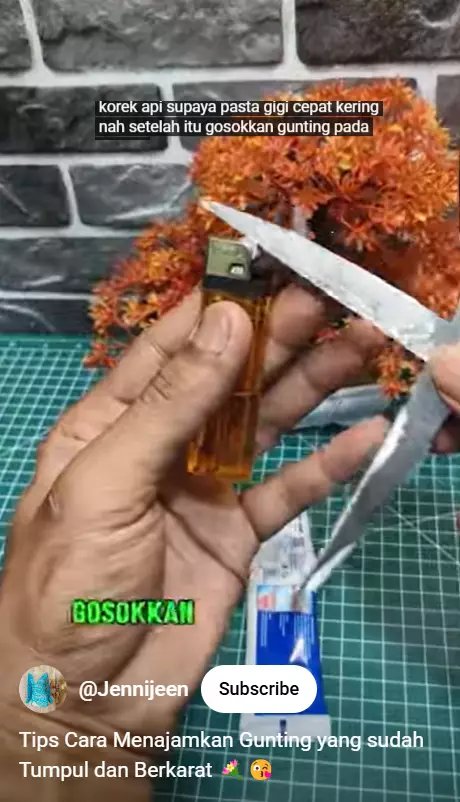 Trik agar gunting tumpul jadi tajam lagi sekarang tanpa digosok batu, cuma pakai 2 bahan sederhana berbagai sumber