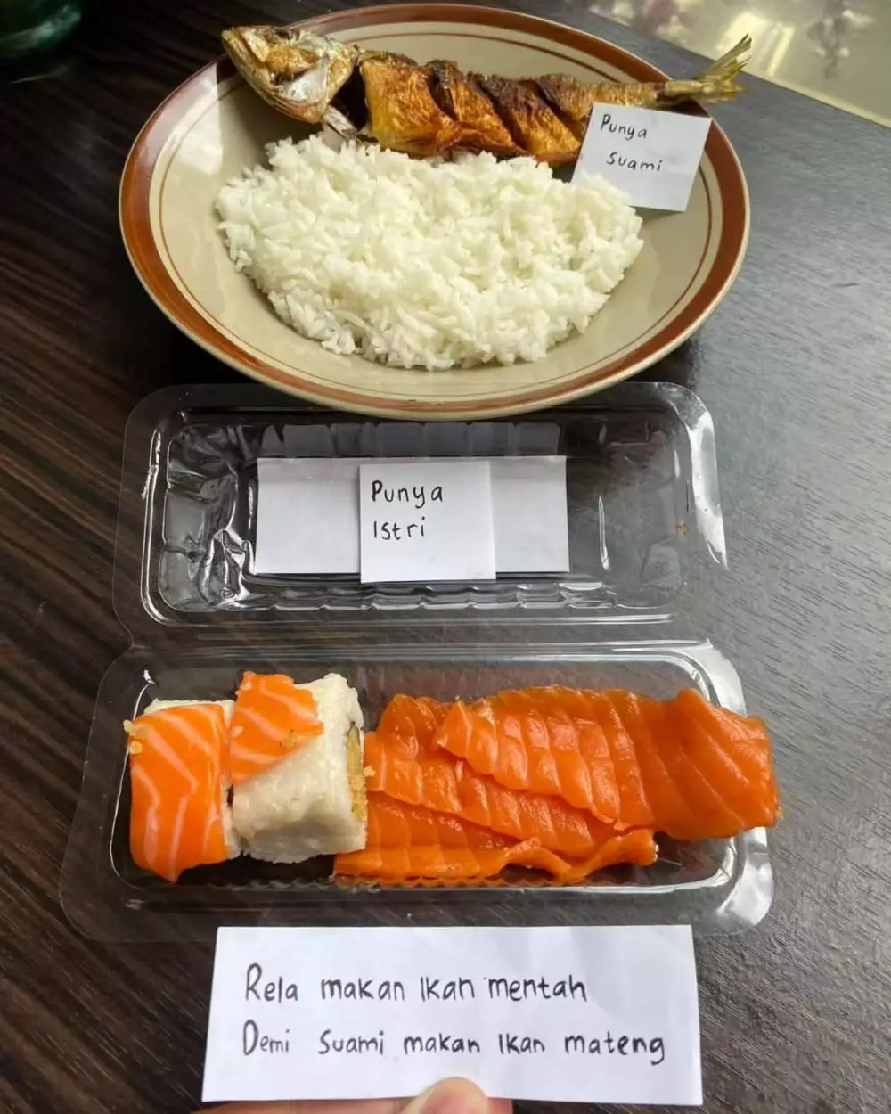 orang makan ikan kocak © Berbagai sumber