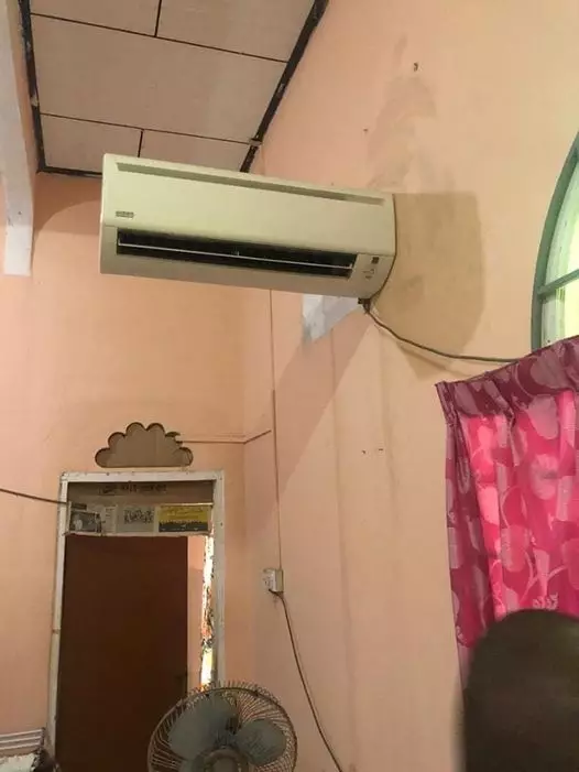 salah pasang AC kocak © berbagai sumber