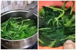 Harusnya tahu trik ini dari dulu, daun pepaya rebusan nggak akan pahit dan warna tetap hijau
