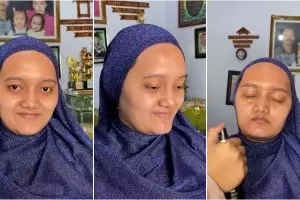 Pipi jadi tirus, transformasi wanita usai dirias MUA jadi manten Sunda ini bikin lupa wajah asli