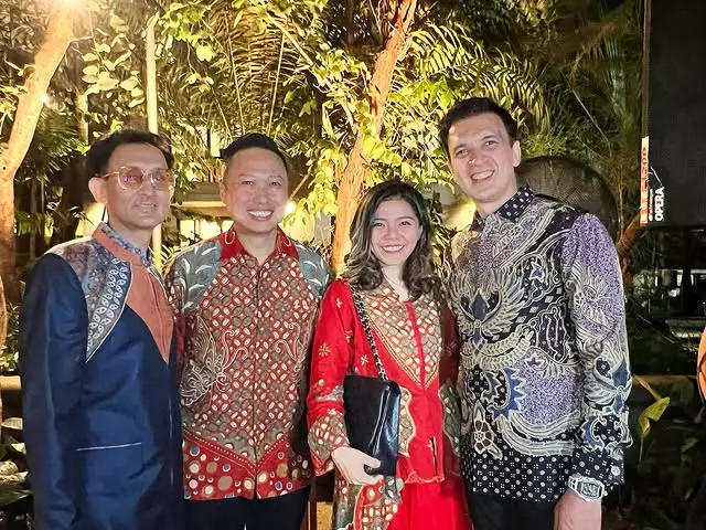  Penampilan seleb di nikahan Brandon Salim © berbagai sumber