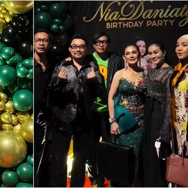 Dirayakan bak sweet seventeen, begini gaya 8 seleb di ulang tahun ke-61 Nia Daniaty
