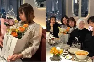 Meski beda keyakinan tetap rayakan ultah bersama, begini momen 6 perayaan hari lahir ibu Ayana Moon