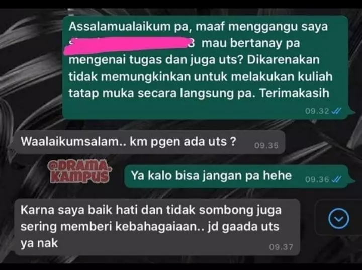 balasan lucu guru siswa © X