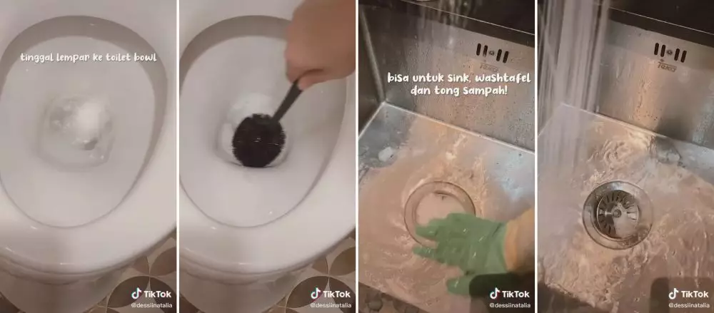 bikin pembersih sendiri © TikTok bikin pembersih sendiri © TikTok