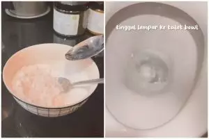 Trik bikin toilet duduk jadi bersih dan wangi bak kloset hotel bintang lima, andalkan dua bahan dapur