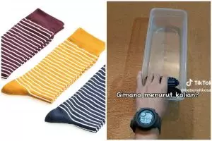 Sekarang cari kaus kaki makin mudah, ini trik melipatnya agar rapi dan hemat tempat cuma 30 detik