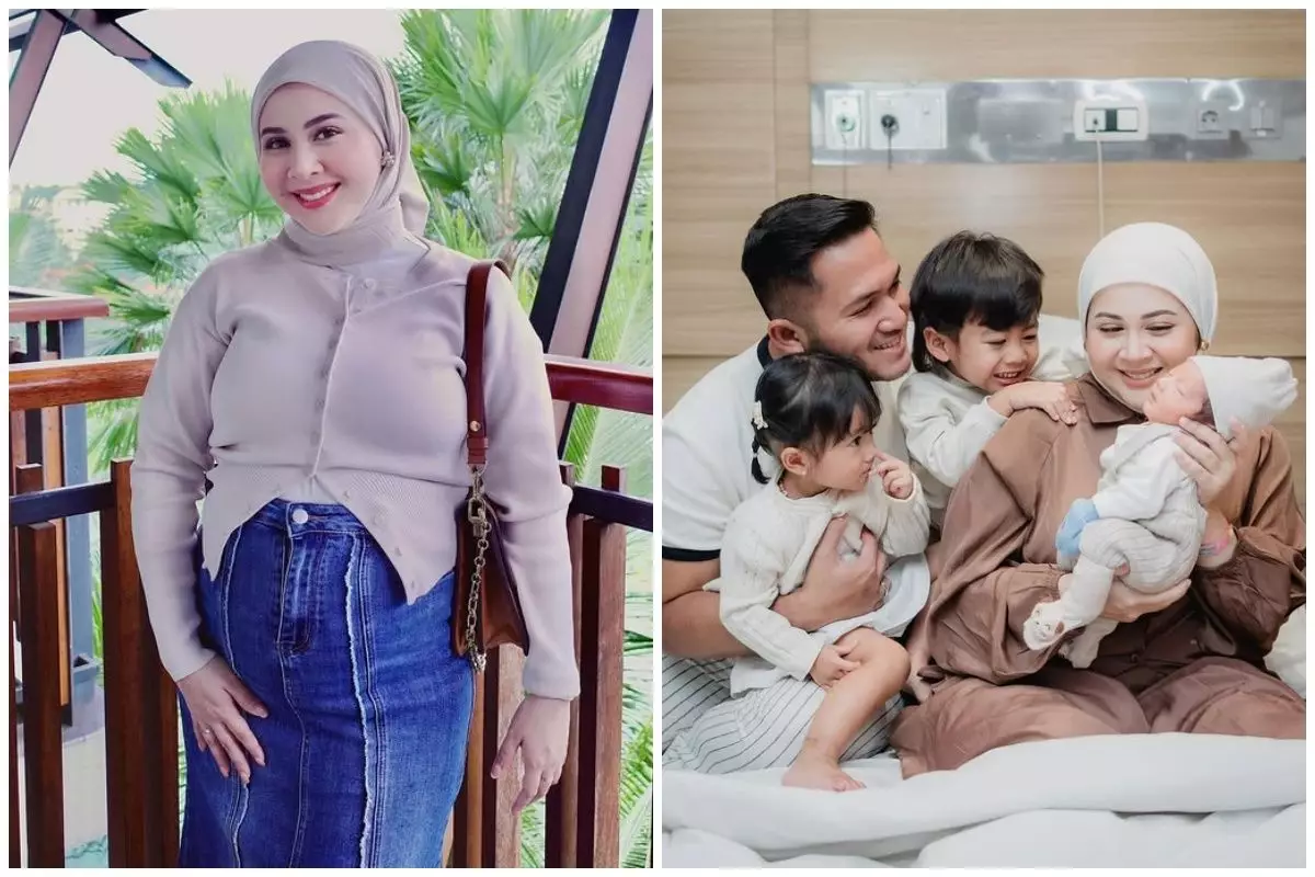 Putuskan KB steril usai punya tiga anak, begini 9 perjuangan kehamilan Kesha Ratuliu