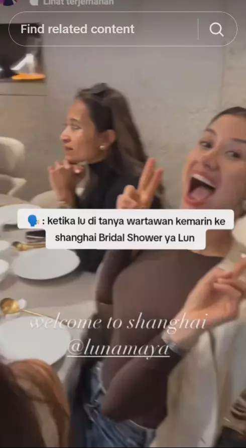 perayaan bridal shower Luna Maya © berbagai sumber