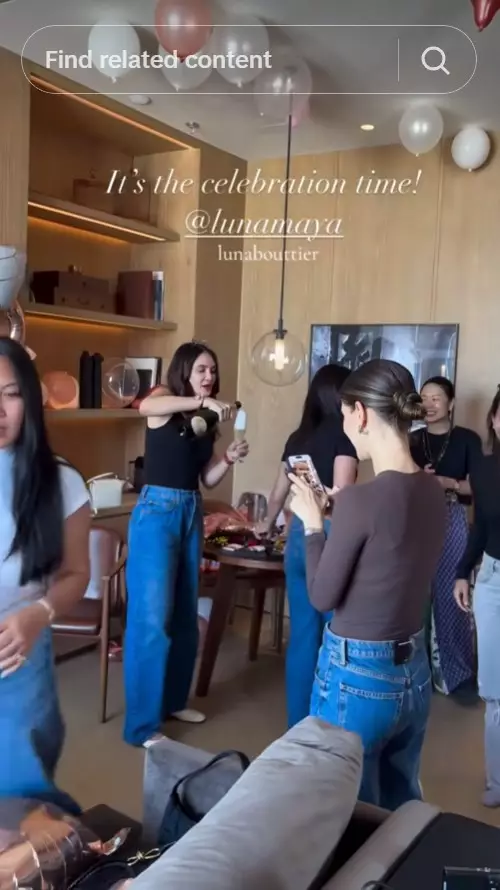 perayaan bridal shower Luna Maya © berbagai sumber