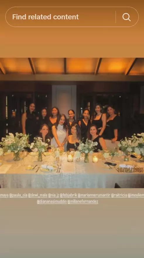 perayaan bridal shower Luna Maya © berbagai sumber