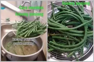 Ternyata bukan baking soda kuncinya, ini bahan dapur simpel yang bikin kacang panjang rebus awet segar