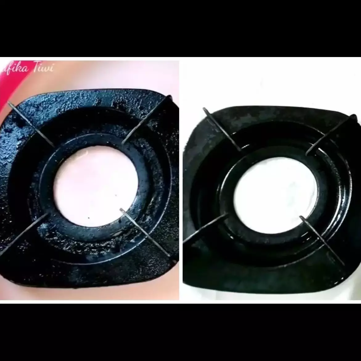 Baru tahu kalau kerak tungku kompor bisa rontok tanpa digosok keras, triknya ternyata simpel banget