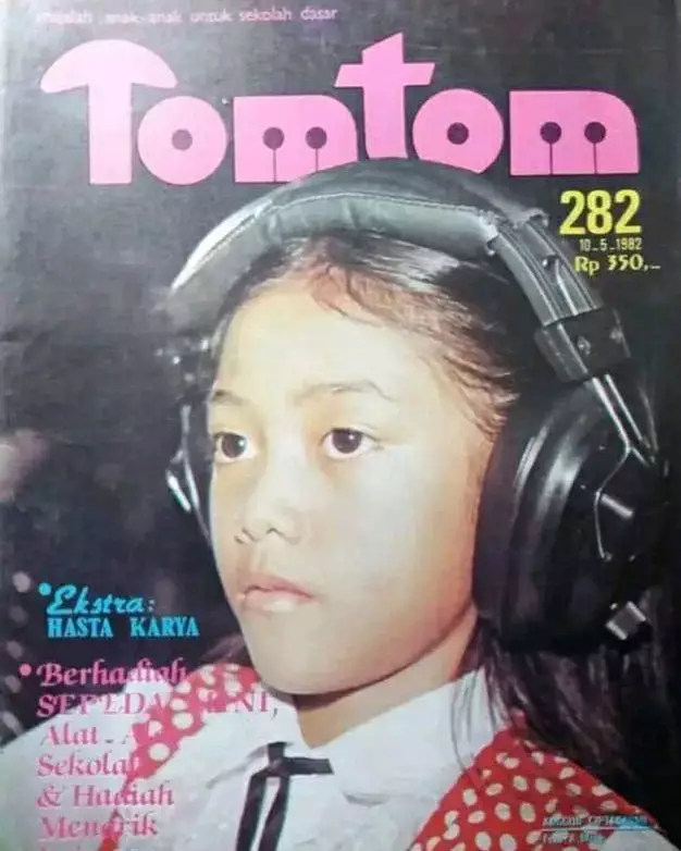 transformasi bocah di majalah jadul © instagram