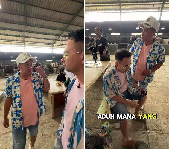 raffi ahmad jatuh dari sapi saat syuting © 2025 Instagram raffi ahmad jatuh dari sapi saat syuting © 2025 Instagram