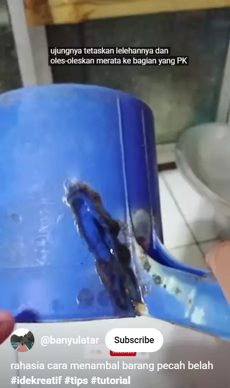 Trik memperbaiki gayung pecah sekarang cuma pakai 1 barang bekas, tak perlu repot beli baru berbagai sumber Trik memperbaiki gayung pecah sekarang cuma pakai 1 barang bekas, tak perlu repot beli baru berbagai sumber