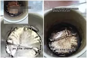 Trik hilangkan kerak gosong di panci sekarang cuma pakai bahan dapur, jangan buru-buru dibuang