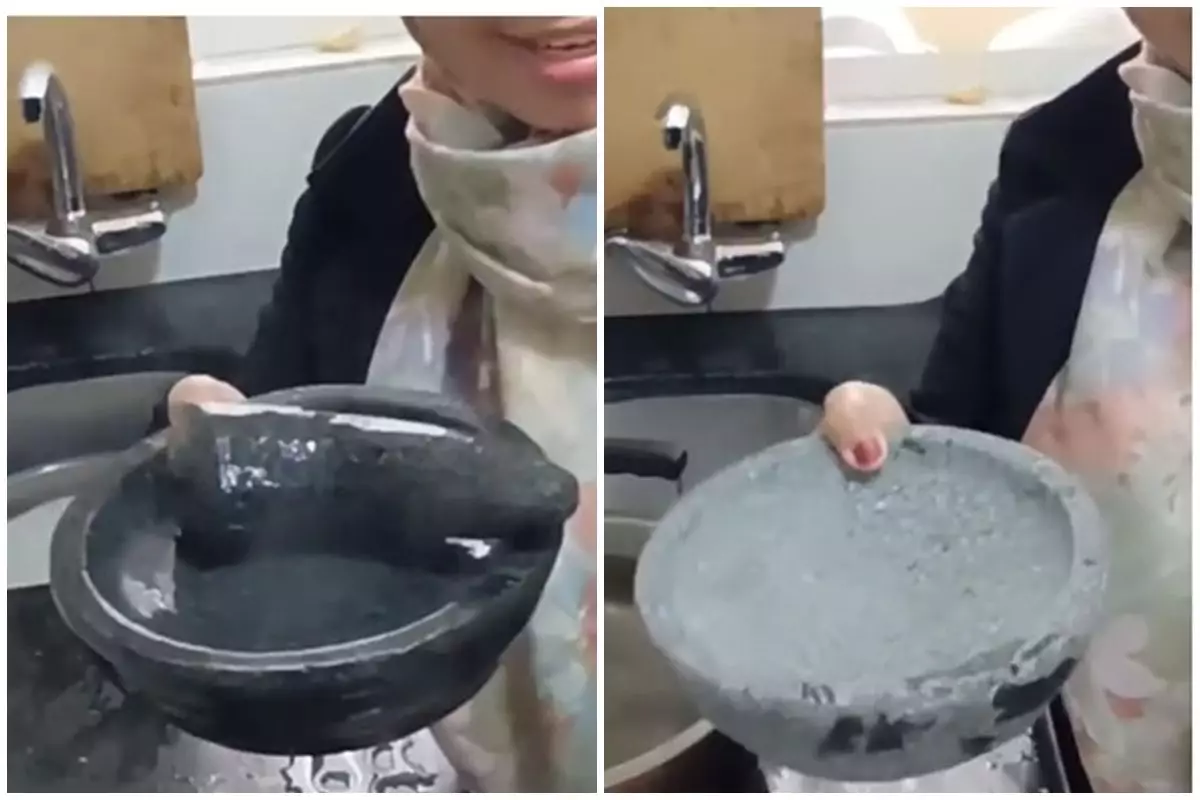 Jangan dicuci sabun, ini trik memakai cobek batu baru agar tidak berpasir dan aman digunakan