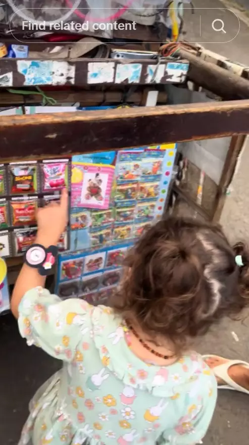 Nadine Chandrawinata suruh anak beli mainan © TikTok