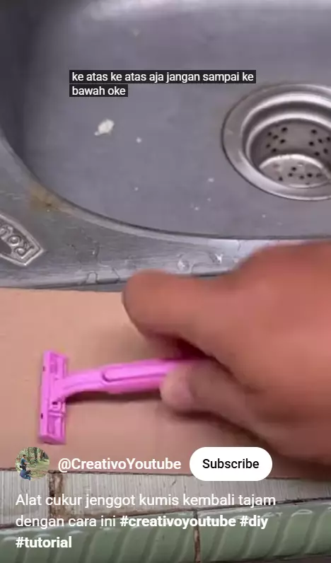 Jangan langsung beli baru, trik menajamkan pisau cukur tumpul sekarang cuma tambah 1 bahan dapur berbagai sumber Jangan langsung beli baru, trik menajamkan pisau cukur tumpul sekarang cuma tambah 1 bahan dapur berbagai sumber