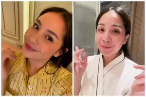Bukan pakai produk mahal, ini night skincare routine Nagita Slavina yang bikin wajah glowing