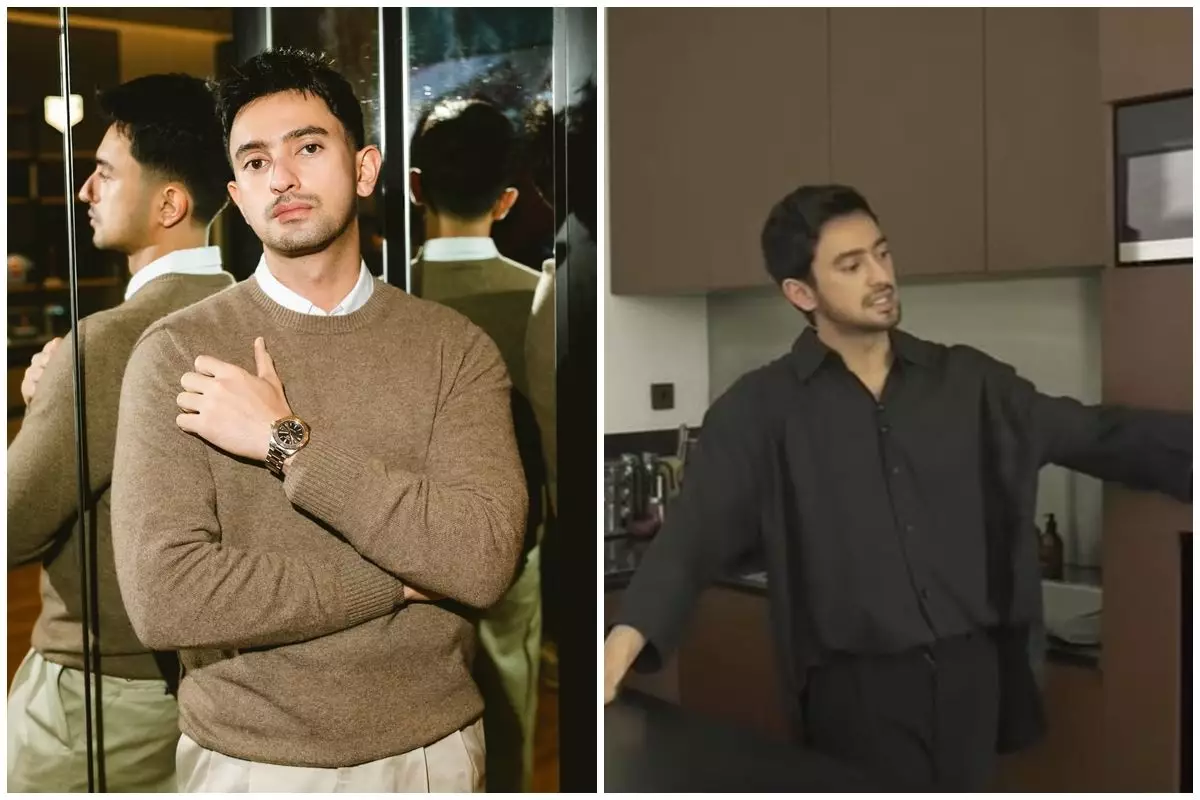 Rumahnya punya 3 lantai, intip 7 potret dapur baru Omar Daniel desainnya simpel tapi elegan