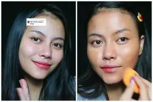 Transformasi wanita kuning langsat pakai complexion gelap, kulit eksotis disebut mirip Jennifer Coppen