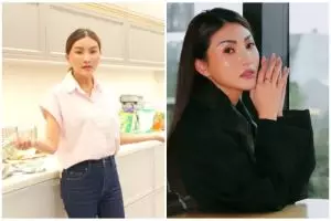 Kabinetnya buka tutup otomatis, intip 11 potret dapur baru Sarwendah dilengkapi perabotan canggih