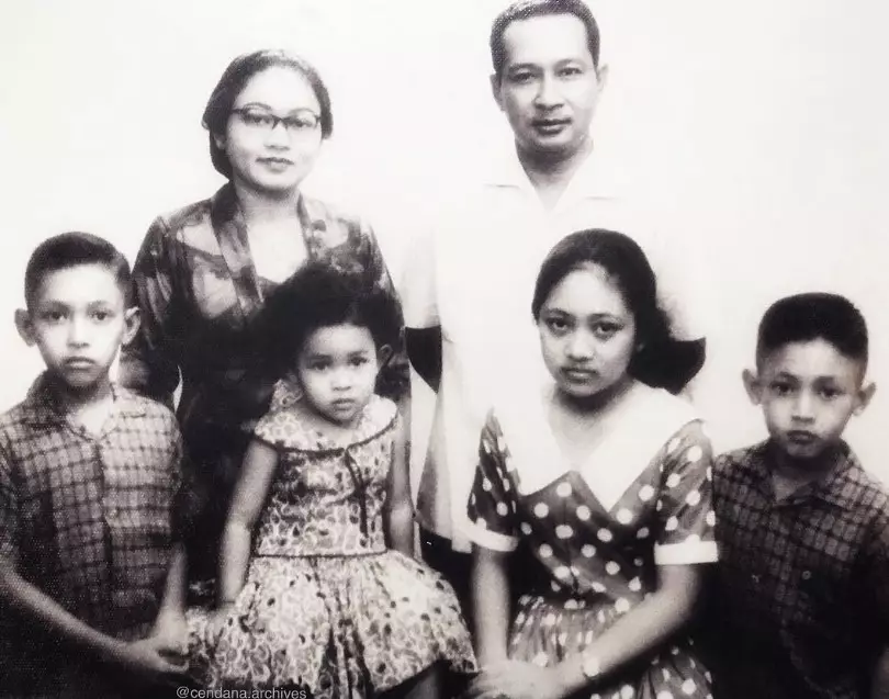 Potret lawas Soeharto bareng anak © Instagram