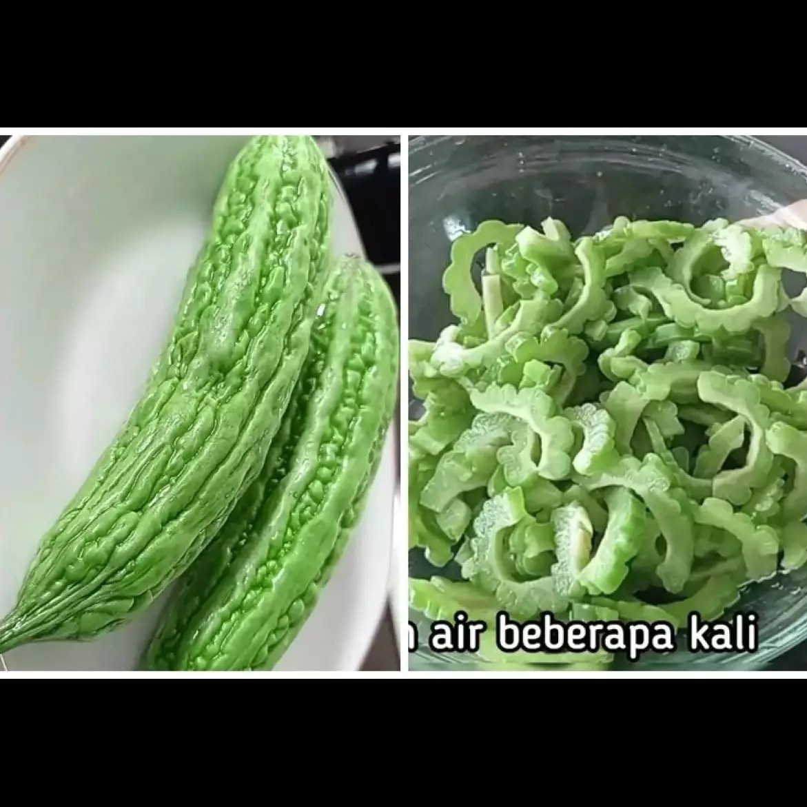 Ternyata nggak butuh garam atau cuka, kini ada trik cepat bikin pare nggak pahit dalam 3 menit