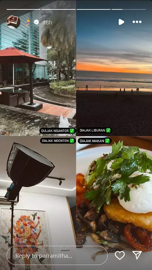 dewi paramita mantan ibrahim risyad hamil © 2025 Instagram