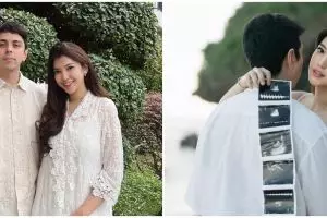 Liburan ke pantai, intip 9 momen bahagia Dewi Paramita pamer kehamilan anak pertama