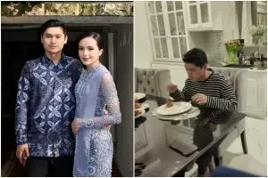 7 Potret dapur baru Beby Tsabina setelah menikah, mewah dan estetik pol dengan nuansa serba putih