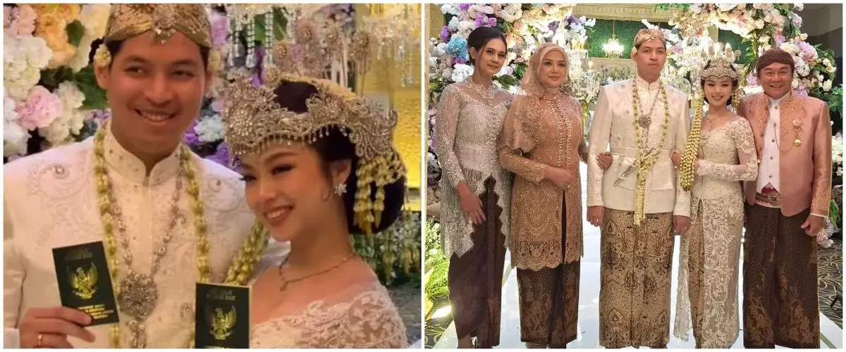 9 Potret pernikahan Nabilah Rahman anak Willy Dozan dan Betharia Sonata, Rano Karno jadi saksi nikah