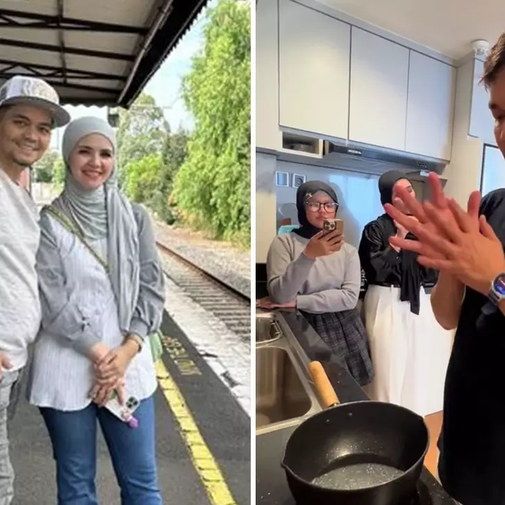 Tempati rumah baru, intip 9 potret dapur baru Indra Bekti letak mesin cucinya bikin salah fokus