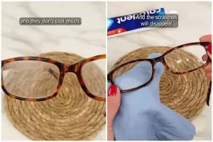 Sekarang tak perlu beli baru, ini trik ampuh bersihkan kacamata banyak goresan pakai 2 bahan sederhana
