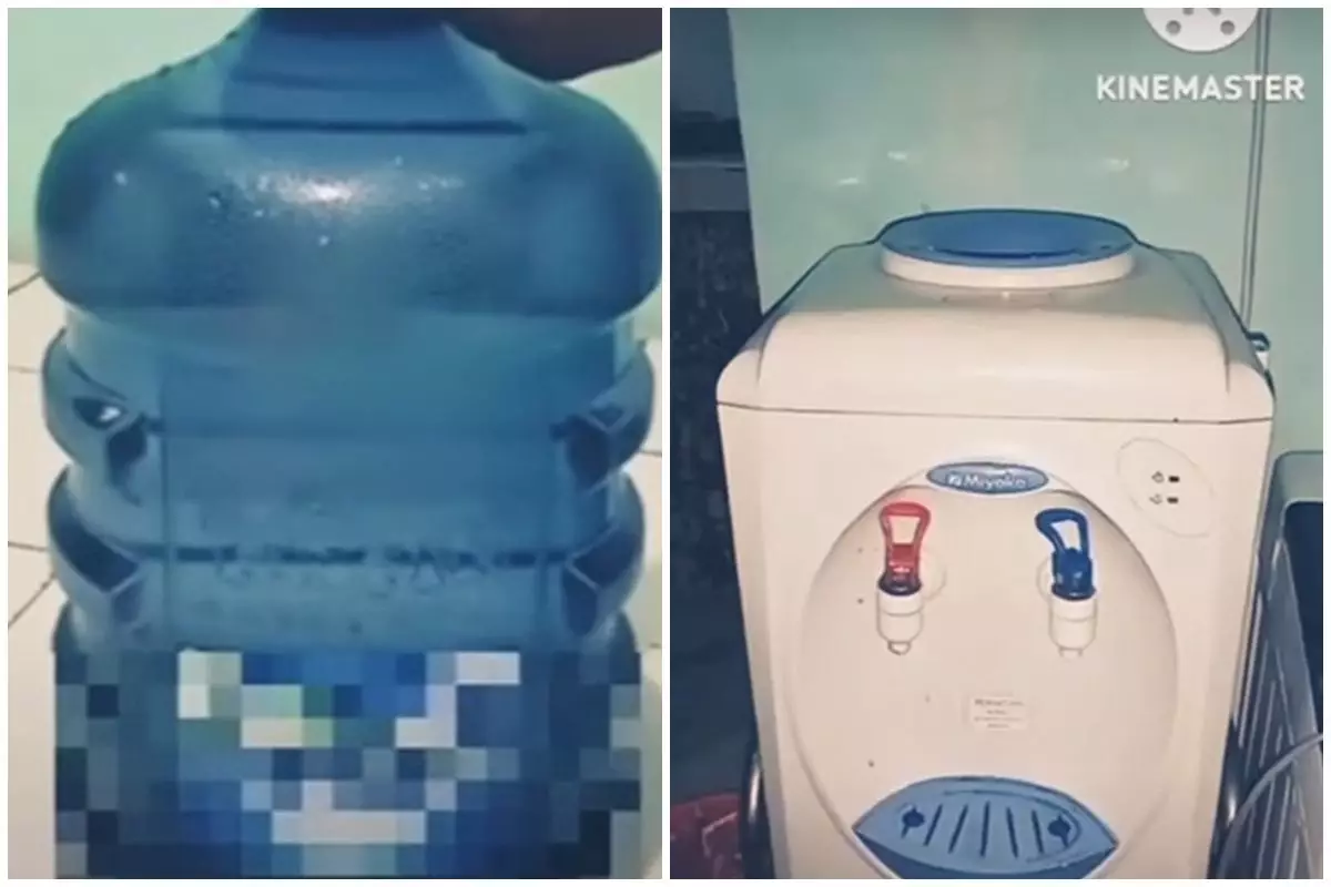 Tak perlu takut tumpah, ini trik masang galon ke dispenser tanpa membuka tutupnya