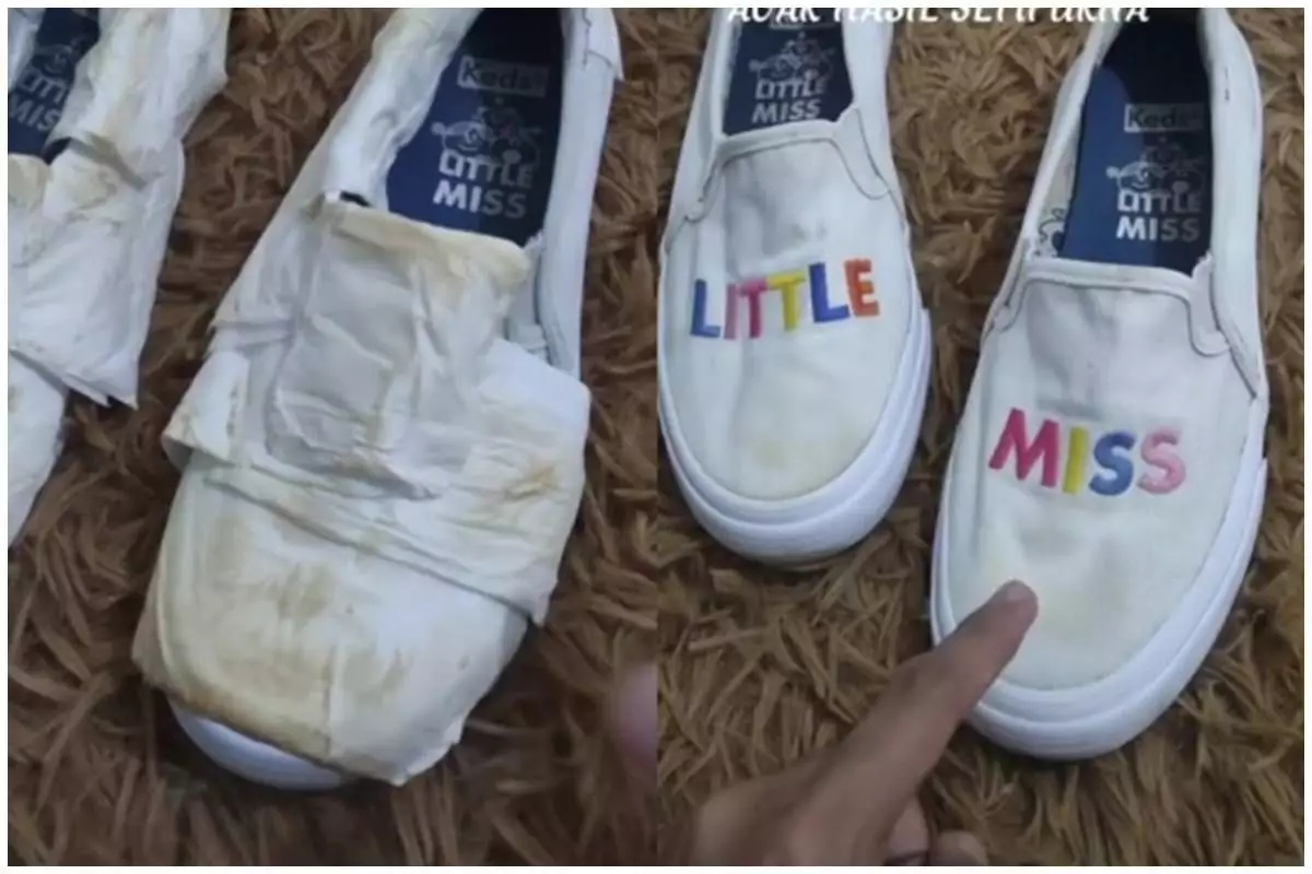 Jangan dicuci pakai detergen, ini cara hilangkan noda membandel di sepatu kanvas pakai 1 pembersih