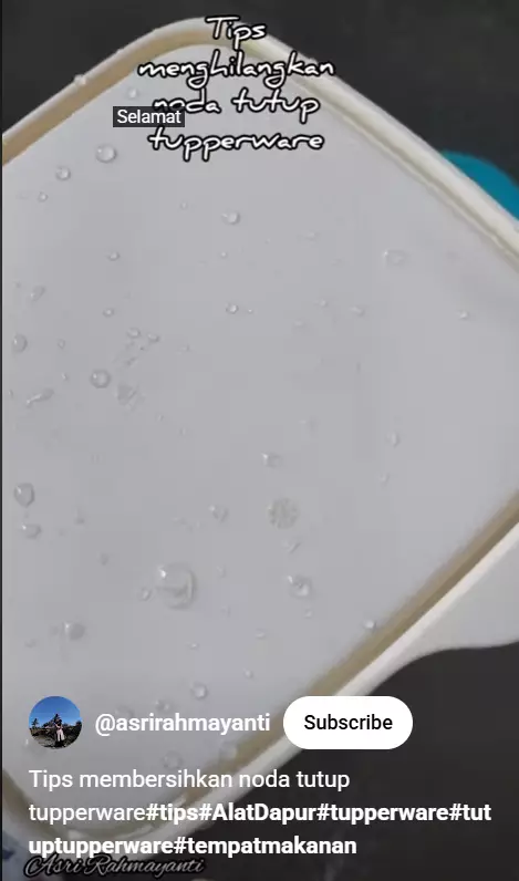 Trik membersihkan tutup tupperware kotor berjamur sekarang tak direndam sabun, cuma butuh 10 menit berbagai sumber Trik membersihkan tutup tupperware kotor berjamur sekarang tak direndam sabun, cuma butuh 10 menit berbagai sumber