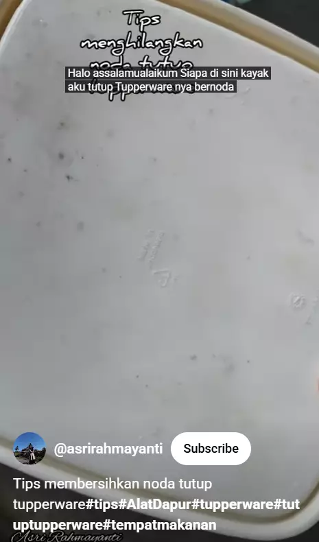 Trik membersihkan tutup tupperware kotor berjamur sekarang tak direndam sabun, cuma butuh 10 menit berbagai sumber Trik membersihkan tutup tupperware kotor berjamur sekarang tak direndam sabun, cuma butuh 10 menit berbagai sumber