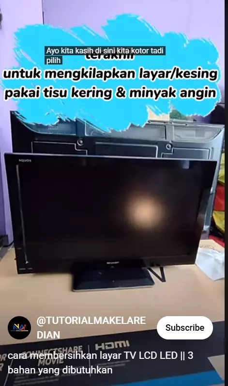 Tak perlu cemas, trik membersihkan layar kaca TV sekarang cuma pakai 1 bahan sederhana berbagai sumber
