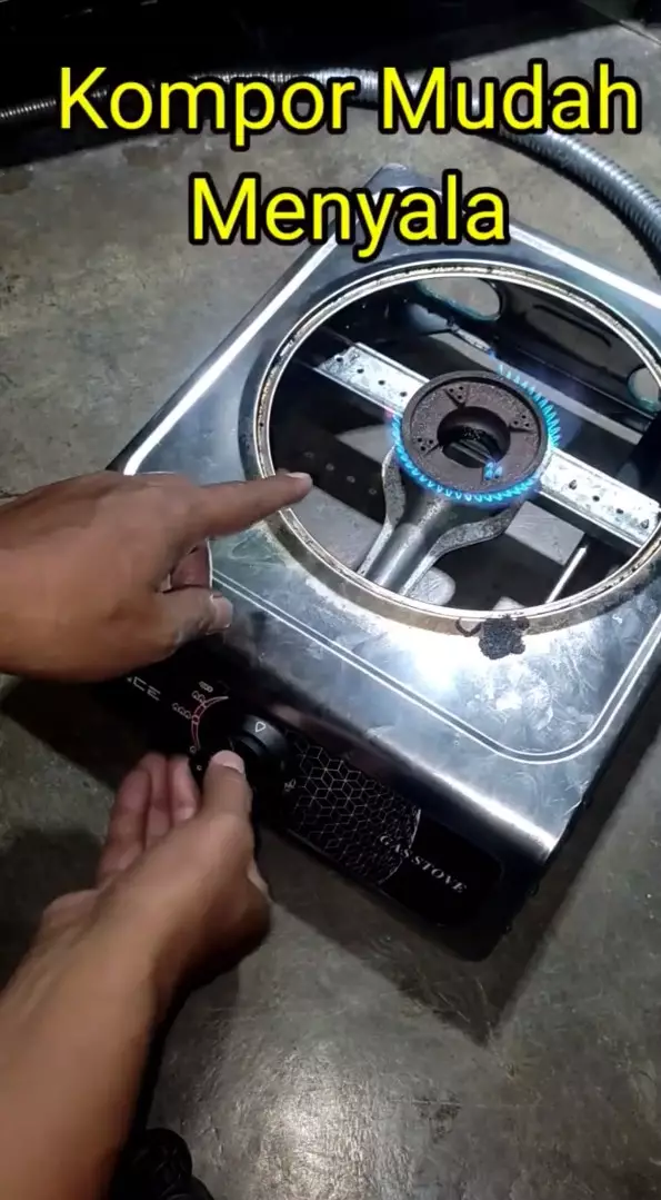Kompor susah menyala padahal gas penuh © YouTube Kompor susah menyala padahal gas penuh © YouTube