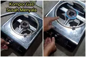 Kompor susah menyala padahal gas penuh, sekarang atasi pakai 1 alat sederhana