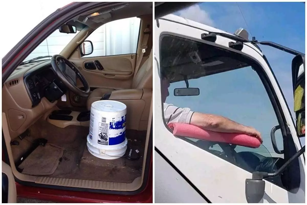 11 Potret lucu ide hack para pengendara mobil ini nyeleneh tapi hasilnya cukup berguna